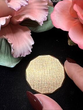 MONET - Gold Octagonal Brooch